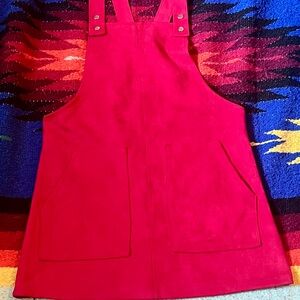 Forever 21 Red Smock Dress SZ M